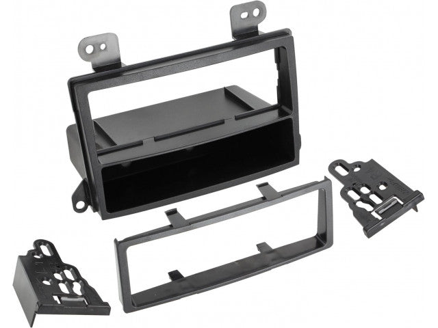 1-DIN Paneel met afleg bakje Mazda MPV 2000-2005 - Premacy 1999-2005 Kleur: Zwart (METRA)