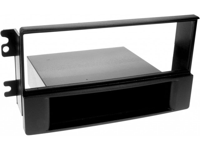 1-DIN Paneel met aflegbakje. Kia Sportage II (KM/JES) 2005-2008 Kleur: Zwart