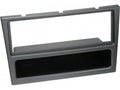 1-DIN Paneel met aflegbakje. Opel - Renault - Suzuki - Nissan Subaru Kleur: Charcoal Metallic