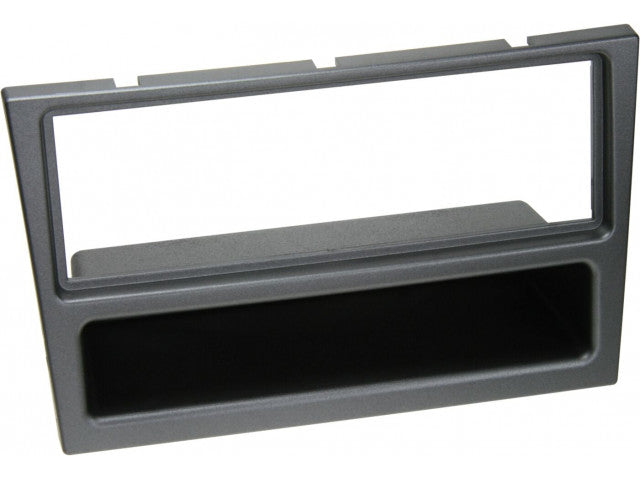 1-DIN Paneel met aflegbakje. Opel - Renault - Suzuki - Nissan Subaru Kleur: Charcoal Metallic
