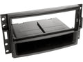 1-DIN Paneel met aflegbakje. Chevrolet Corvette/Uplander - Hummer H3 Kleur: Zwart