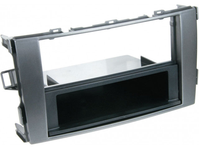 2-DIN Paneel Toyota Auris (E15J/E15UT) 03/2007-10/2012 - Kleur: Antraciet Grijs
