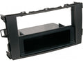 2-DIN Paneel Toyota Auris (E15J/E15UT) 03/2007-10/2012 Kleur: Zwart