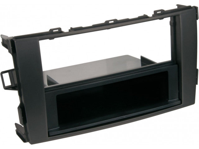 2-DIN Paneel Toyota Auris (E15J/E15UT) 03/2007-10/2012 Kleur: Zwart