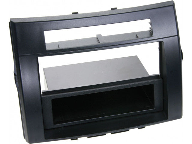 2-DIN Paneel Toyota Corolla Verso (R1) 2004-2009 - Kleur: zwart