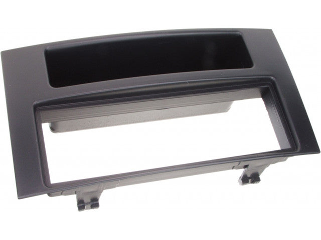 1-DIN Paneel met aflegbakje. Volkswagen Touareg/Mulivan/T5 Transporter/Caravelle Kleur: Zwart