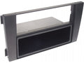 2-DIN Paneel Audi A6 C5 (4B Facelift) 04/1997-03/2005 - Kleur: Zwart