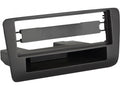 1-DIN Paneel met aflegbakje. Audi A1 (Typ 8x) (Typ 8XA) 2010-2018 Kleur: Zwart
