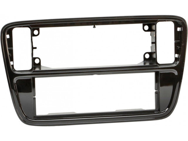 1-DIN Paneel Volkswagen up! (AA/AAN) 2012-2016 Kleur: Piano Zwart