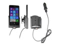 Nokia Lumia 640 Actieve houder met 12V USB plug. Let op: Uitlopend artikel, Kan niet retour!