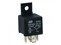 5 polig relais + beugel 1a bedrading standaard spoel weerstand 12v,40/30a,1,6w26,5x26,5x24,5(+16)