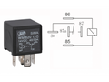 5 polig relais 1A bedrading standaard coll 12V, 40/30A, 1,6W 26,5x26,5x24,5