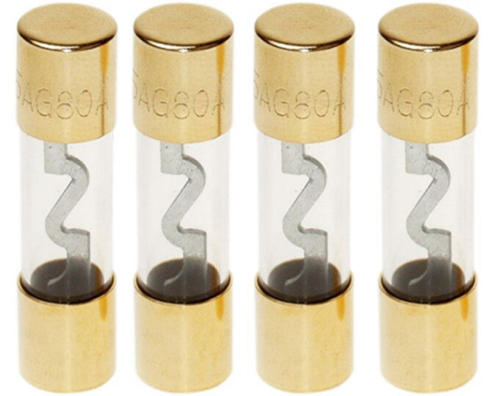AGU zekering 60 Ampere (zilver) 4 stuks in blister