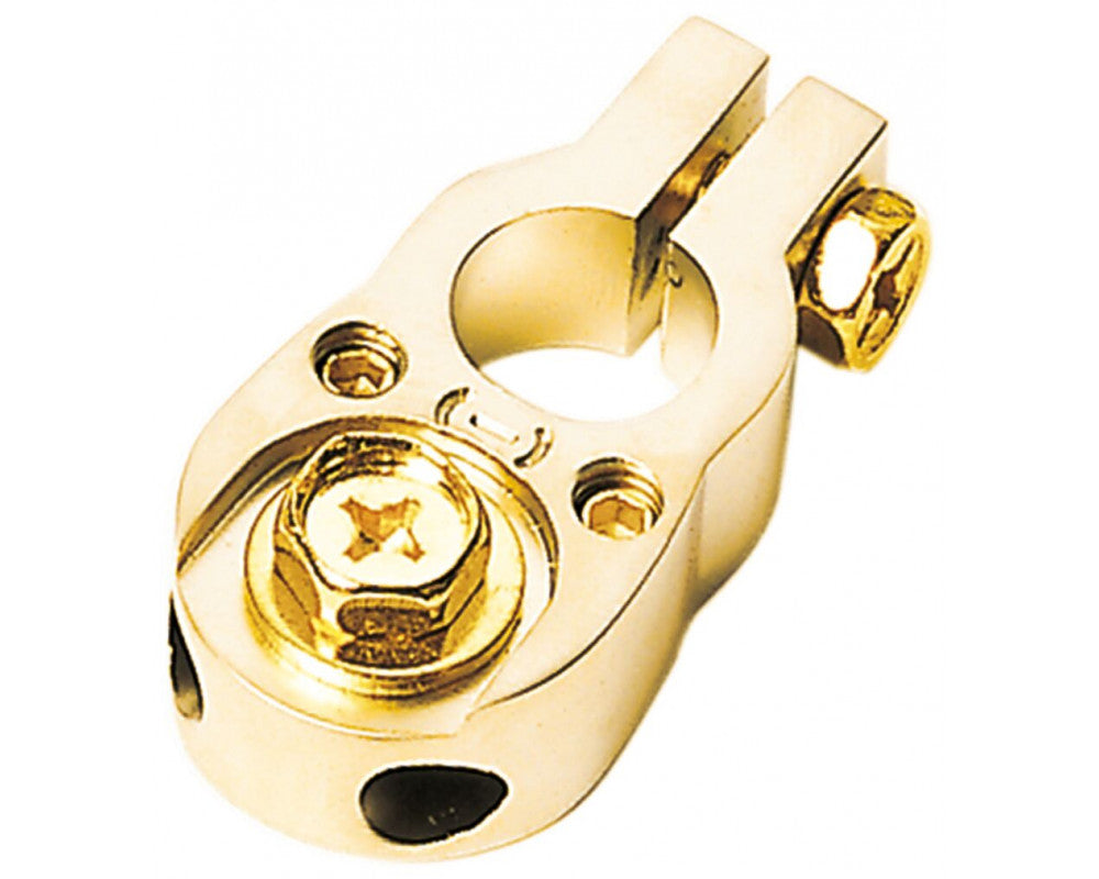 Batterij Behuizing / negative (goud ) 2 x 10 mm²