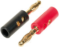 Single Banana plugs 1x red / 1 x black > 10mm²