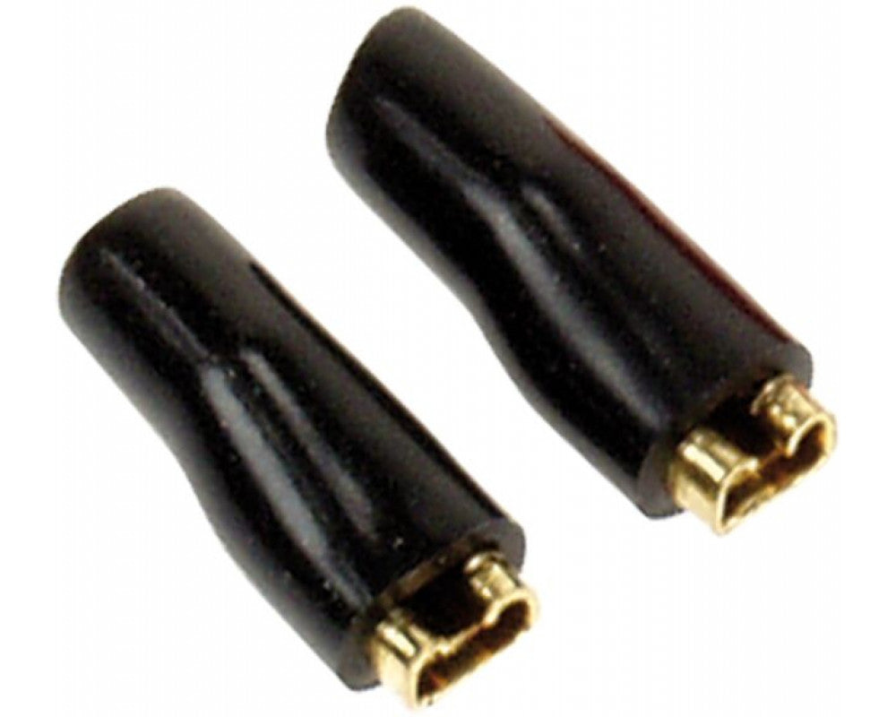 Vlakstekkern 2,8 mm zwart 50 Stuks