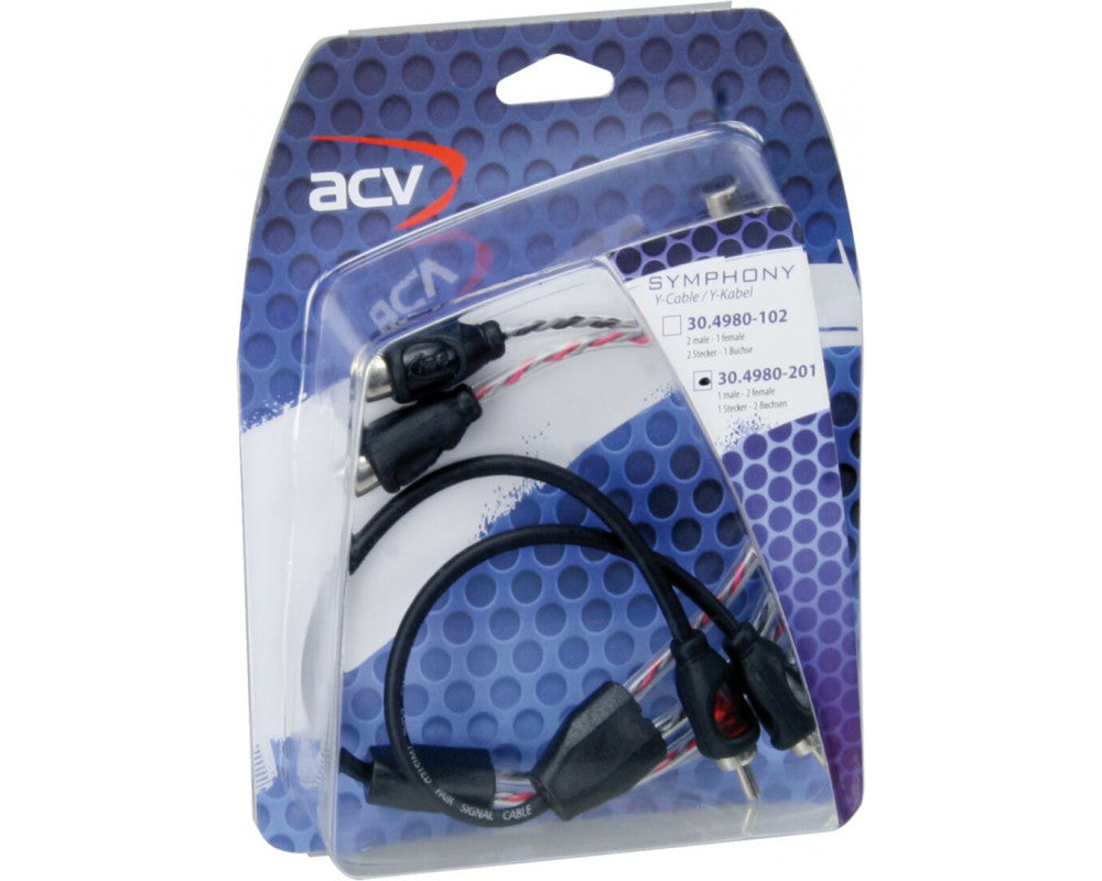 Symphony - Y-Kabel Mid Range 1x Male - 2x Female