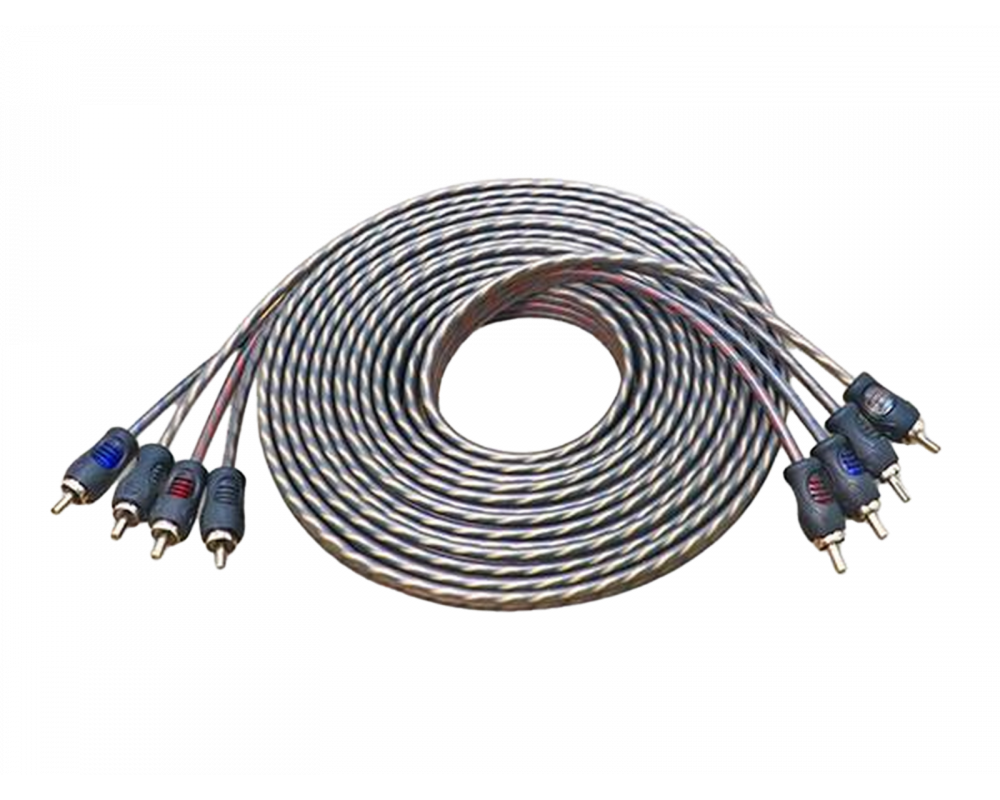 Recoil Echo OFC RCA Cinch Cable 4 Channel 510cm