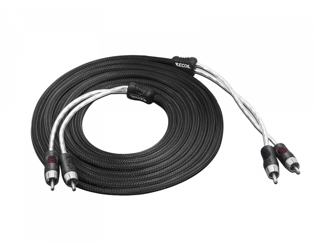 Recoil Premium OFC RCA Cinch Cable 2 Channel 360cm