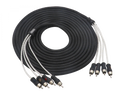 Recoil Premium OFC RCA Cinch Cable 4 Channel 360cm