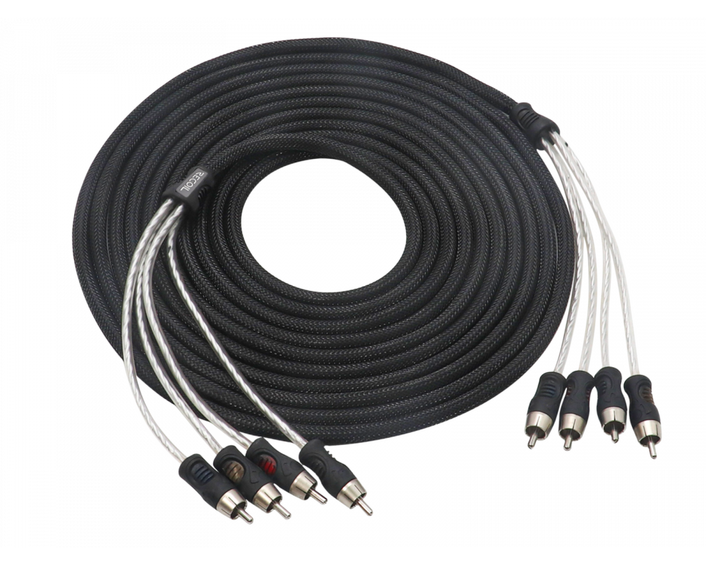 Recoil Premium OFC RCA Cinch Cable 4 Channel 360cm
