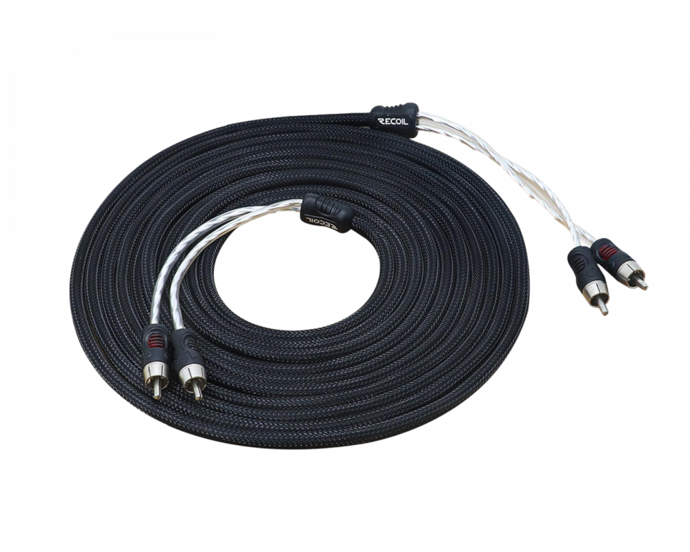 Recoil Premium OFC RCA Cinch Cable 2 Channel 510cm