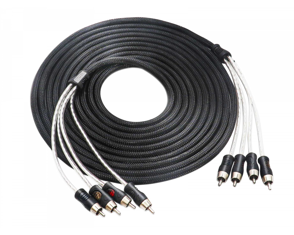 Recoil Premium OFC RCA Cinch Cable 4 Channel 510cm