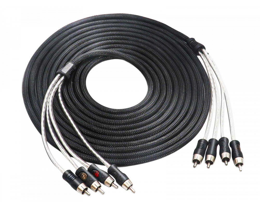 Recoil Premium OFC RCA Cinch Cable 4 Channel 600cm