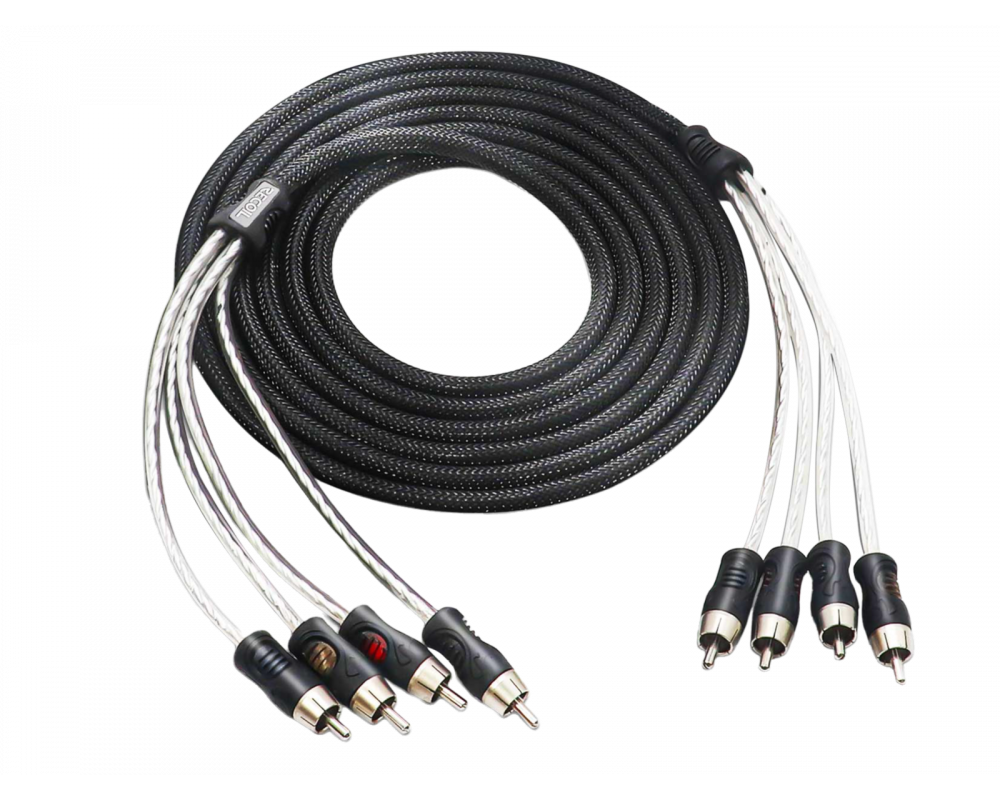 Recoil Echo Max Premium OFC RCA Cinch Cable 4 Channel 270cm