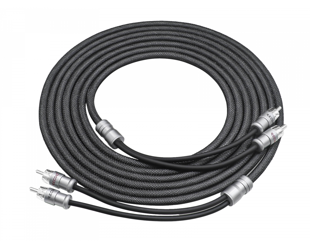 Recoil Echo Max Premium OFC RCA Cinch Cable 2 Channel 360cm