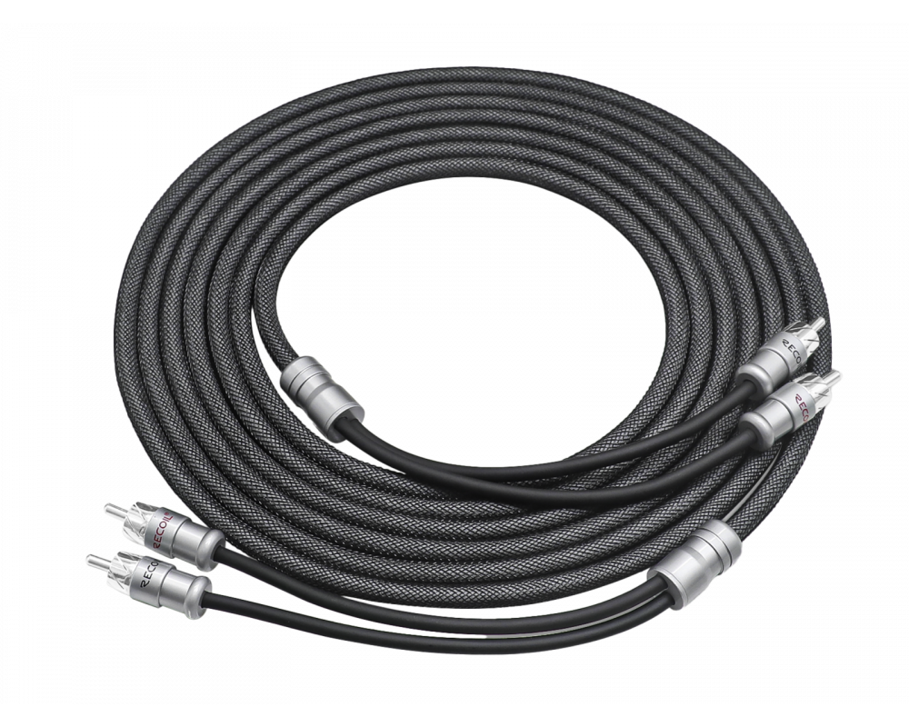 Recoil Echo Max Premium OFC RCA Cinch Cable 2 Channel 510cm