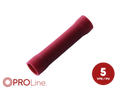 kabelschoen 5stuks 0.5 - 1.5mm2 rood in blister