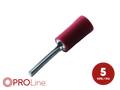 kabelschoen 0.5x1.5 rood 5stuks in blister