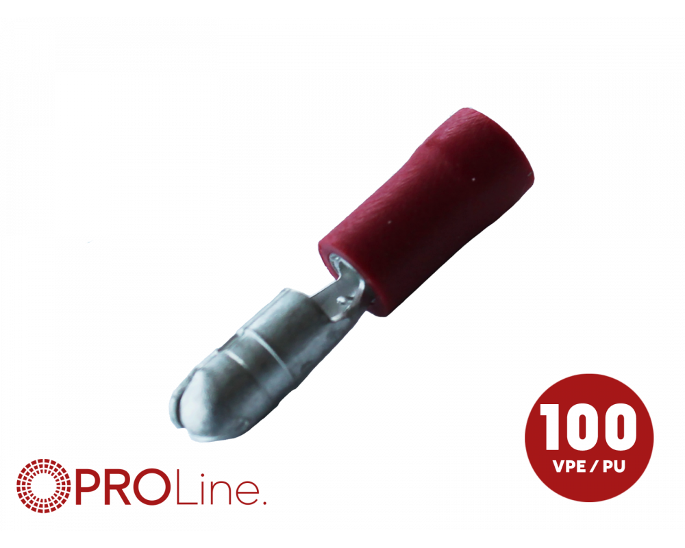 Kabelschoen 0.5x1.5mm rood (100stuks) ACV PROLine