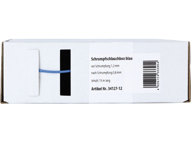Krimpkous Blauw Ø 1.2 mm / Lengte 15 meter