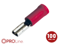 Kabelschoen 2.8x0.8 rood (100stuks) ACV PROLine