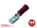 Kabelschoen 2.8x0.8 rood (100stuks) ACV PROLine