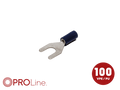 Kabelvork 1.5x2.5 blauw M6 (100stuks) ACV PROLine