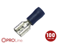 Kabelschoen 6.3x0.8 blauw (100stuks) ACV PROLine