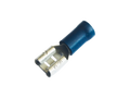 kabelschoen 5stuks 6.3x0.8 blauw in blister