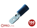 Kabelschoen 6.3x0.8 blauw (100stuks) ACV PROLine