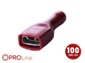 Kabelschoen  6.3x0.8 rood (100stuks) ACV PROLine