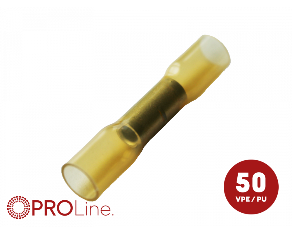 Waterdichte (door verwarming) kabeldoorverbinder HSC geel 4.0-6.0mm2 (50stuks) ACV PROLine afbeelding 2