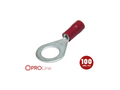Kabeloog 0,5x1,5 rood M8 (100stuks) ACV PROLine