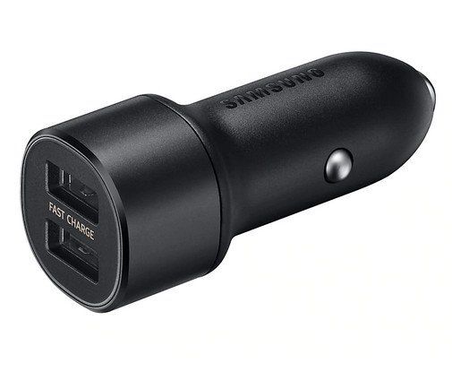Lader 12/24V Samsung EP-L1100WBEGEU FC 2x usbA 15W zwart
