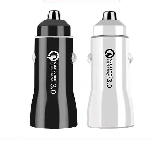 Lader 12/24V 1x usbC 1x usbA PD2.0 zwart