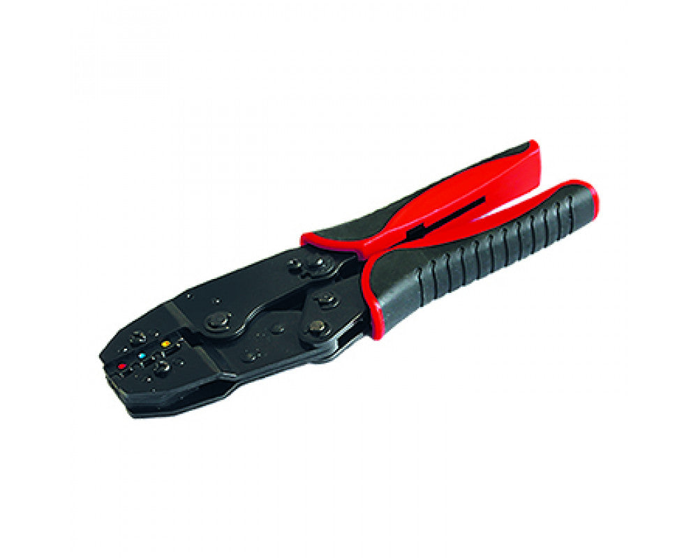 Compacte Krimptang, ratel voor geisoleerde kabelschoenen, voor kleine ruimtes! tbv PROline assorti