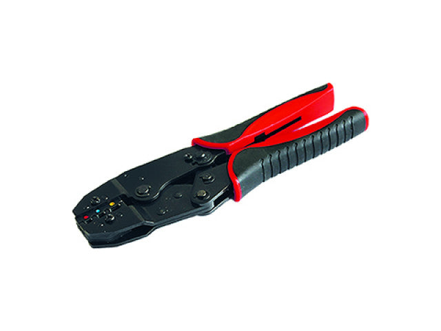 Compacte Krimptang, ratel voor geisoleerde kabelschoenen, voor kleine ruimtes! tbv PROline assorti