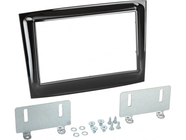 2-DIN Paneel Fiat Doblà² 2015-2022/Opel Combo 2015-2019 Kleur : Piano Zwart