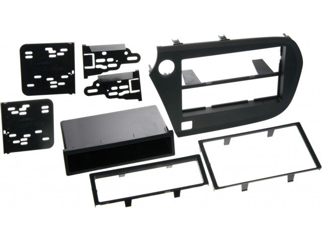 2-DIN Paneel Honda Insight (ZE2) 2009-2013 Kleur: Zwart (METRA)